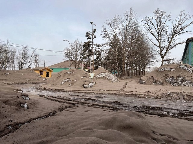 Recent Volcanic Eruption in Kamchatka