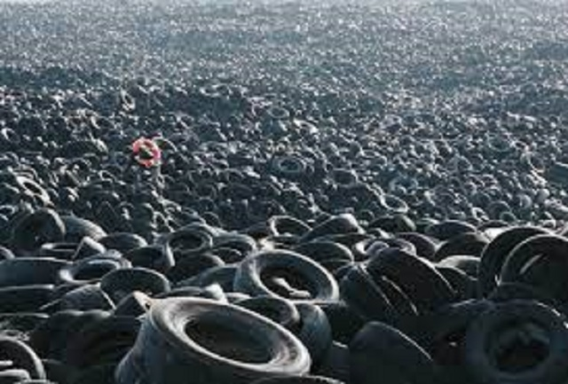 Kuwait's Largest Tire Dump